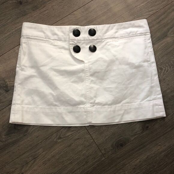 Citizens of Humanity White Denim Mini Skirt - Picture 1 of 4